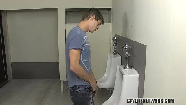 XXX Twink is Caught Looking at Cock in School Bathroom energy Movies
