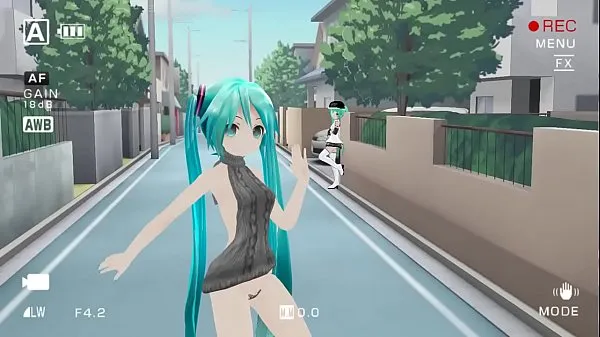 XXX Vestido de baile Miku Sexy MMD películas sobre energía