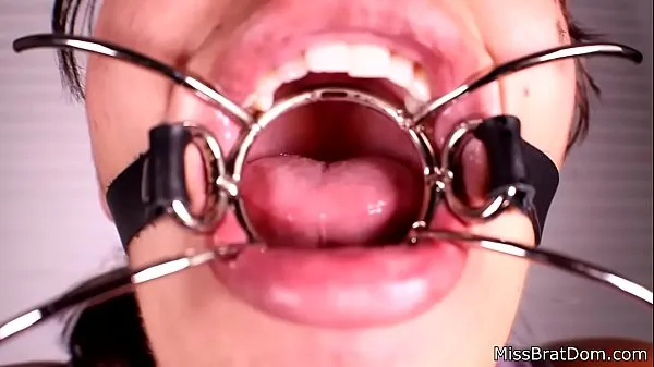 XXX Mouth Fetish Gagged and Closeup エネルギー映画