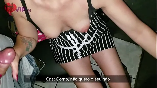 XXX Cristina Almeida no Gloryhole 5 filme 1 com seu marido, levando rola sem camisinha na buceta, o macho aproveita e arromba o seu cuzinho e finaliza enchendo sua boca de porra, o corno é xingado por ela enquanto filma توانائی کی فلمیں