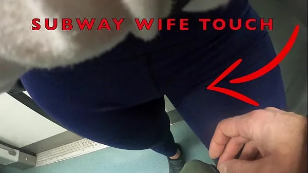 XXX My Wife Let Older Unknown Man to Touch her Pussy Lips Over her Spandex Leggings in Subway energy Movies