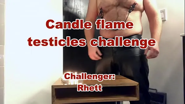 XXX Testicle Candle flame Challenge: Challenger Rhett energia Filmes