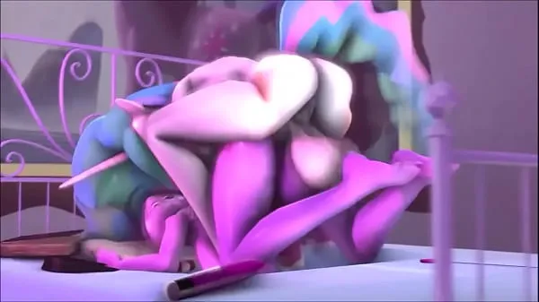 XXX MLP Futa: Celestia X Twilight energetických filmů