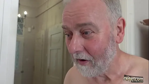XXX White hair old man has sex with nympho teen that wants his cock insider her توانائی کی فلمیں