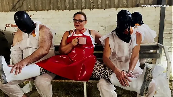 XXX Dominatrix Mistress April - The Milking Barn ऊर्जा फिल्में