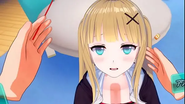 XXX Eroge Koikatsu! VR version] Cute and gentle blonde big breasts gal JK Eleanor (Orichara) is rubbed with her boobs 3DCG anime video phim năng lượng