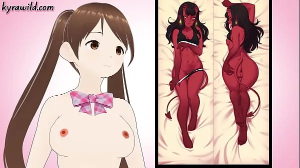 XXX Try Not To Cum Challenge to Meru the Succubus (Rule 34, Hentai, Lewd Vtuber energy Movies