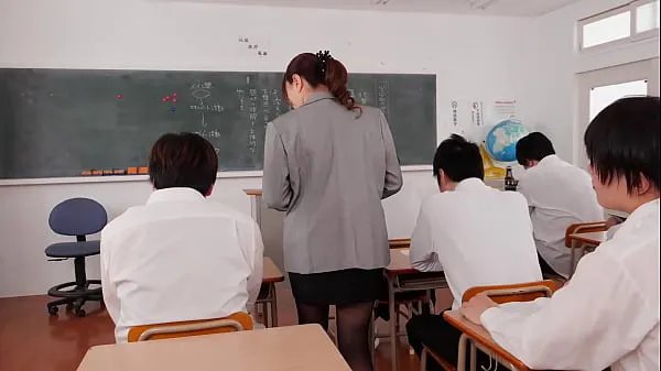 XXX Married Teacher Reiko Iwai Gets 10 Times More Wet In A Climax Class Where She Can't Speak ภาพยนตร์พลังงาน