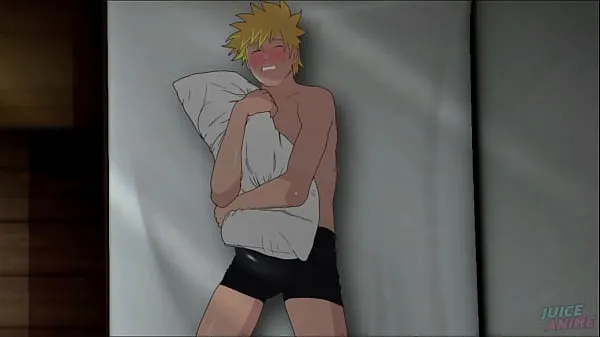 XXX gay ) Naruto esfregando a piroca gostoso no travesseiro - Bara Yaoi energy Movies