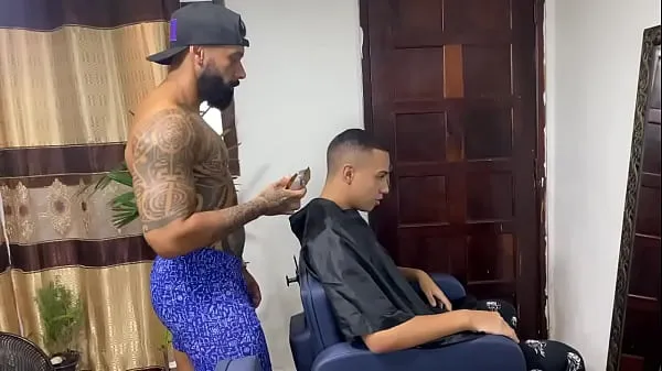 XXX Trying the Barber's Cock energy Movies